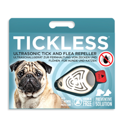 TICKLESS Pet - ultradźwiękowy odstraszacz na kleszcze - beżowy
